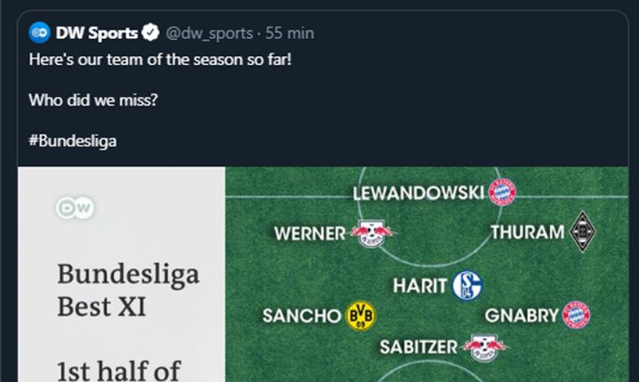 NAJLEPSZA jedenastka po połowie sezonu Bundesligi!
